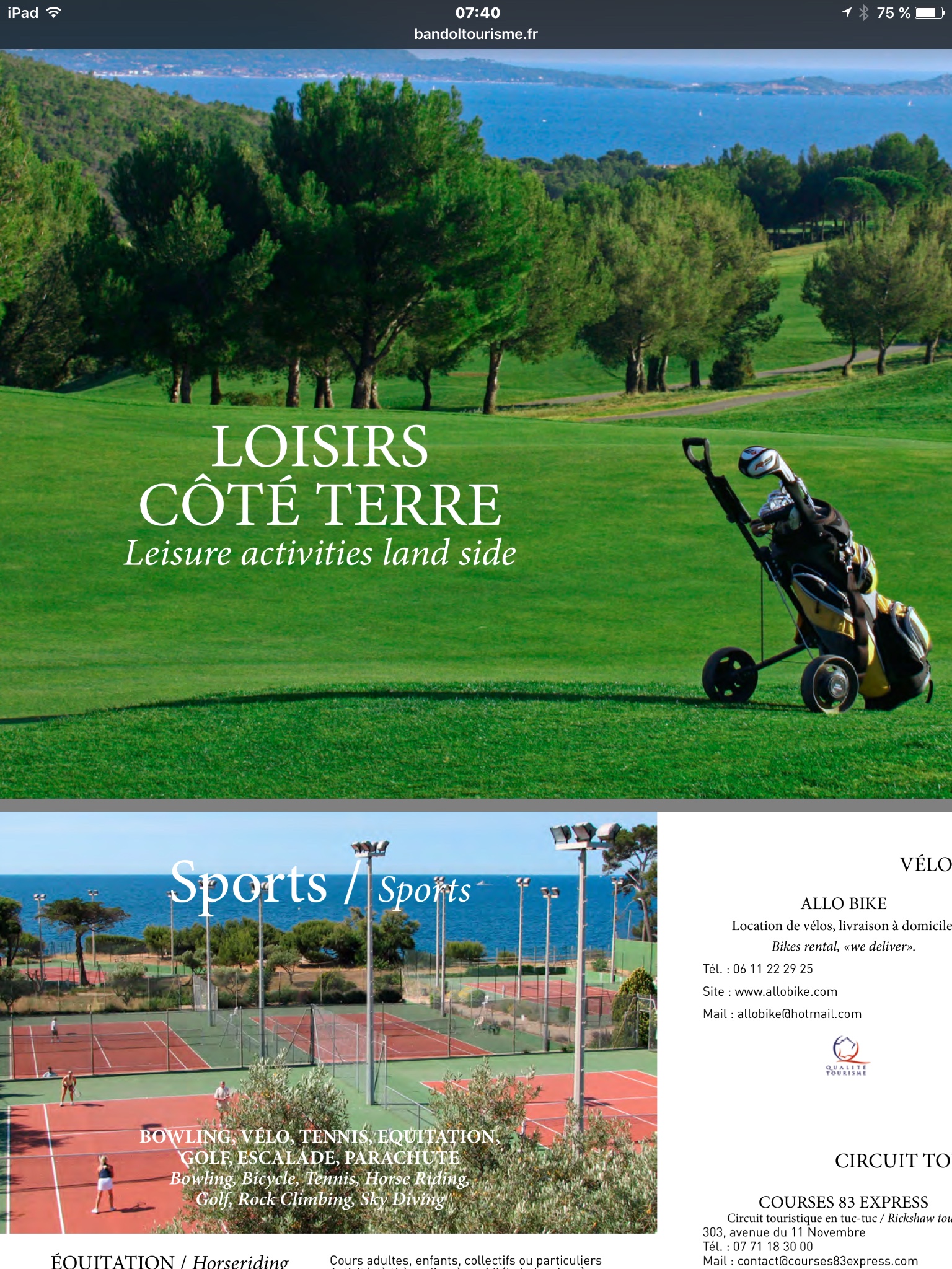 GOLF FREGATE 0 5 Km.